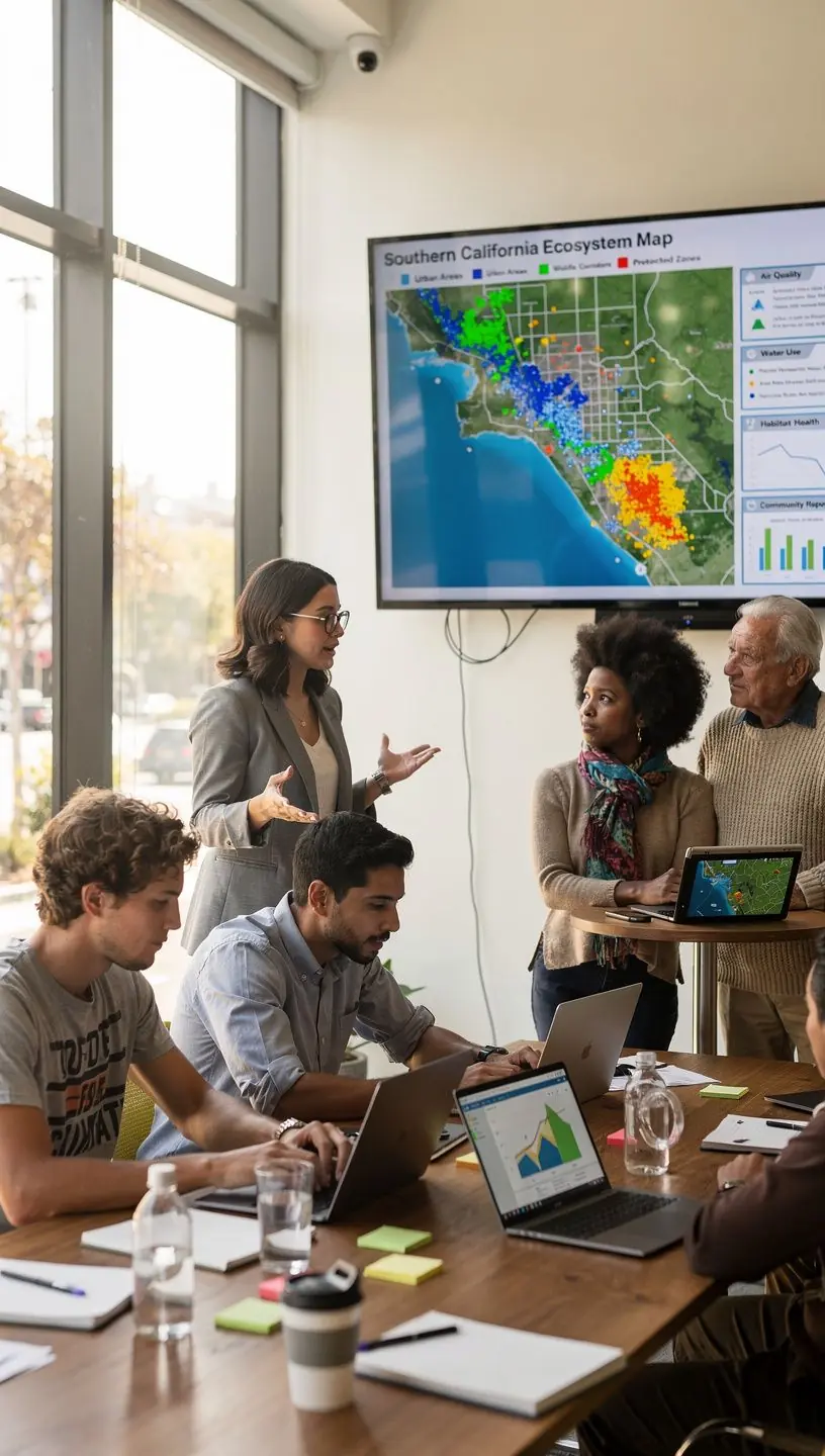 Modern office environment