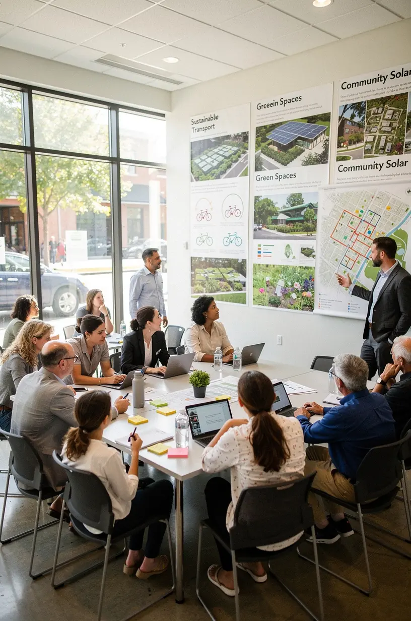 Professional business solutions illustration